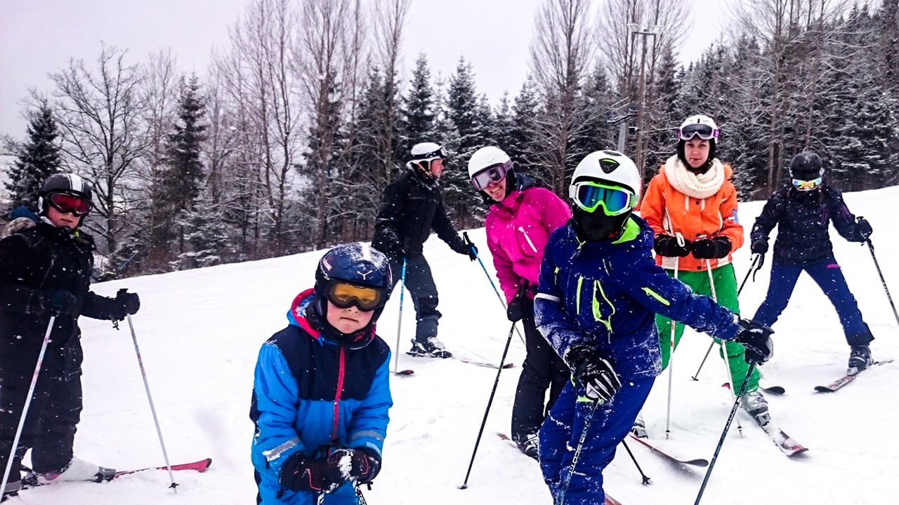 Campingen har öppet under vinterhalvåret