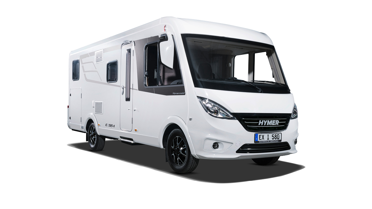Exsis-i-serien är Hymers flaggskepp i 3,5-tonsklassen och utsågs nyligen för andra året i rad till ”Årets husbil” av tidningen Promobils läsare. Lätt, smal och smidig är Exsis ledord.
